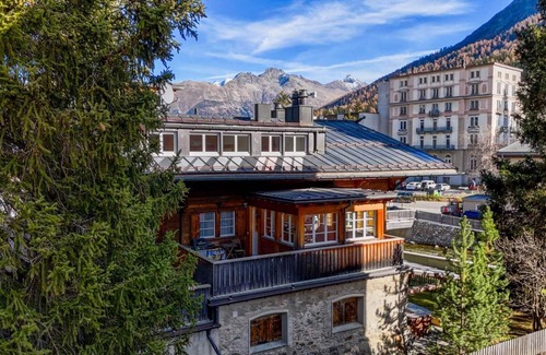 Sankt Moritz-Bad Apartment | (St.Moritz) Chalet 3bedr+parking