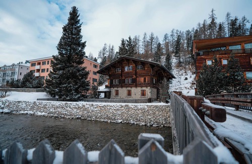 Sankt Moritz-Bad Apartment | (St.Moritz) Chalet 3bedr+parking