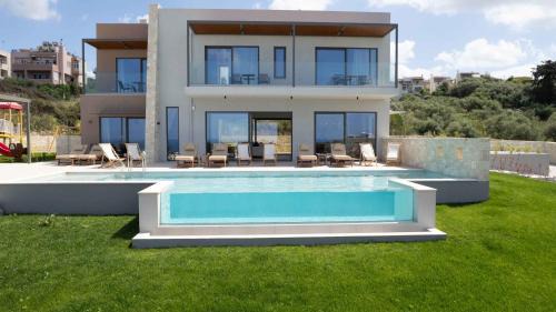 Galatas Villa | Star Luxury Villa - "Heated" pool, gym & playground