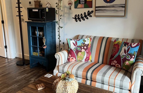 Weaverville Apartment | "Stay A While" Couples Retreat - One Block from Main Street!