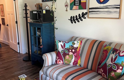 Weaverville Apartment | "Stay A While" Couples Retreat - One Block from Main Street!