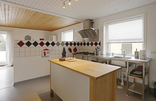Østermarie House | Stay centrally in Østermarie, in this spacious and brightly furnished holiday home on two levels.