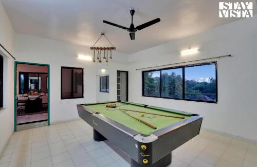 Bhopal Villa | StayVista's Palm Perle Villa - Pet-Friendly Retreat with Terrace, Lawn & Pool Table