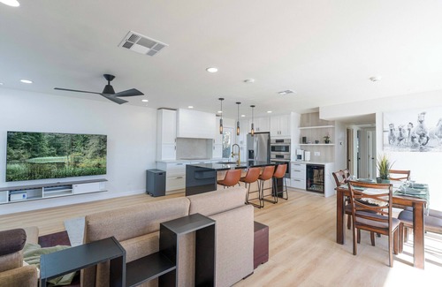 El Centro House | Steam and Rainfall showers, Chef's kitchen, king beds, 75 inch TV