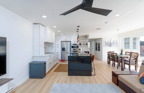 El Centro House | Steam and Rainfall showers, Chef's kitchen, king beds, 75 inch TV
