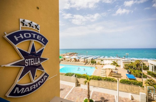 Marina di Cecina House | Stella Marina double room with frontal sea view