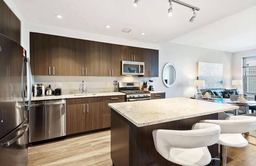 Aurora Highlands Apartment | Steps from Whole Foods 2 BR | Pet-Friendly