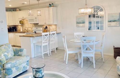 Seagrove Beach Condo | Steps to 30A & beach with all the comfort of home including a washer & dryer!