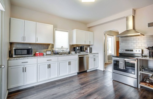 Manitowoc House | Steps to Lake Michigan: Manitowoc Home w/Fire Pit