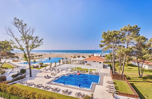Ulcinj Hotel | Steps to Old Town Ulcinj! Outdoor Pools, FREE Parking, Balcony, Spa Resort!