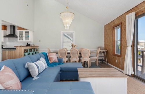 South Nags Head House | Steps to the beach,Semi-Oceanfront,Sound view,Pool,Hot tub,Family/Kid Friendly