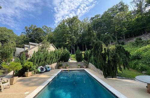 Tuscarora House | Stone Leaf Farm Private Nature Retreat with Pool, Waterfalls, Orchards & Gardens
