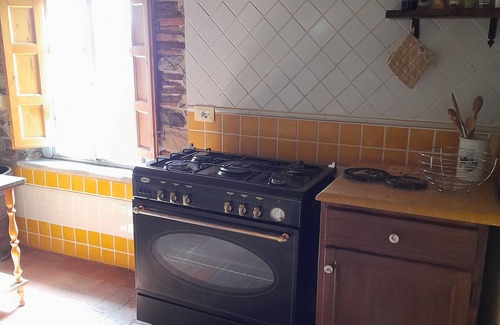 Boveglio Apartment | Stone Rustico with garden in an ancient village in Tuscany. View on ancient Pieve