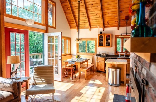 Jamaica Ski Chalet | Stratton Mountain Escape w Hot Tub|Deck|Projector