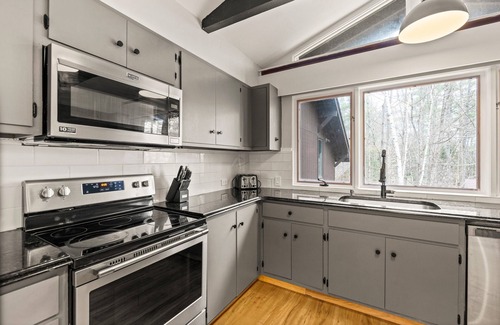 Winhall Ski Chalet | Stratton Mountain Getaway: Ski Oasis w/Hot Tub, Fireplace, BBQ & Pond Views