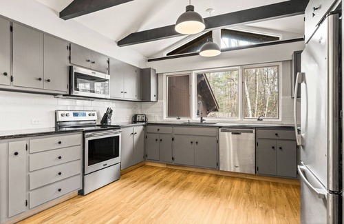 Winhall Ski Chalet | Stratton Mountain Getaway: Ski Oasis w/Hot Tub, Fireplace, BBQ & Pond Views
