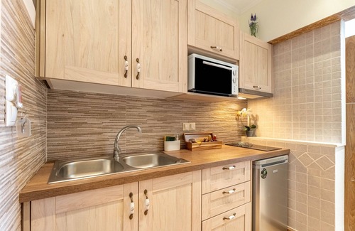 Lakones Apartment | Studio Apartment "Angela 5" with Sea View, Shared Pool & Wi-Fi