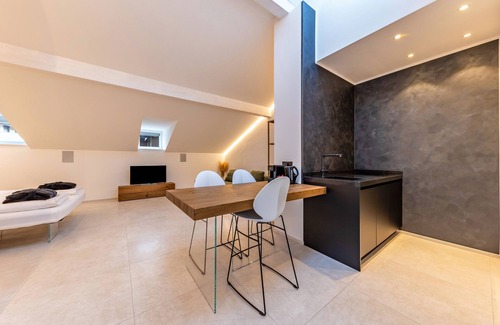 Centro - Piani - Rencio Apartment | Studio Apartment 'App 303 Palazzo Cavour' with Mountain View, Wi-Fi and Air Conditioning