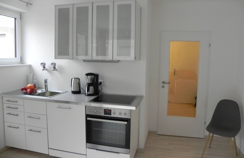 Neu-Ulm Apartment | Studio apartment - central, parking lot, Danube+Ulm old town on foot