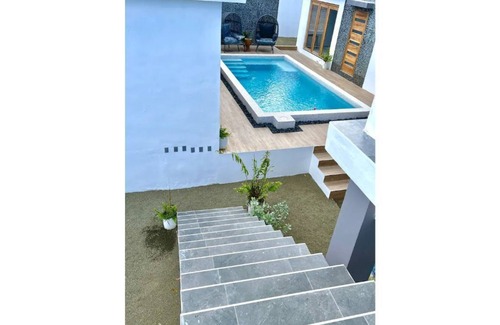 Julianadorp Apartment | Studio (B) Studio with Pool, open Air Shower Bath