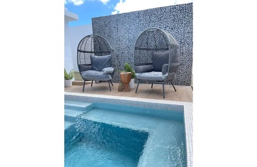 Julianadorp Apartment | Studio (B) Studio with Pool, open Air Shower Bath
