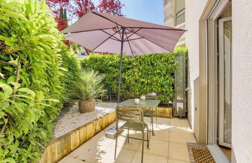 Villette Gare Apartment | Studio chic piscine, jardin et parking, Lyon 3