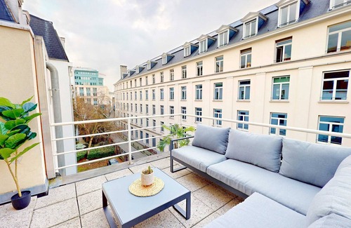 Rogier Apartment | Studio cosy centre avec balcon