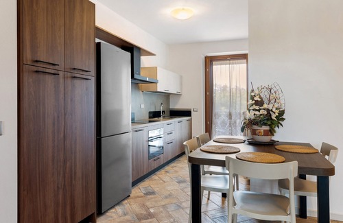 Ponti sul Mincio Apartment | Studio 'La Scarpina Alloggio N 2' with Private Terrace, Shared Garden and Air Conditioning