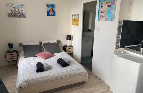 Rochefort Apartment | Studio le petit logis-local vélo-arrivée autonome Horaires flexibles