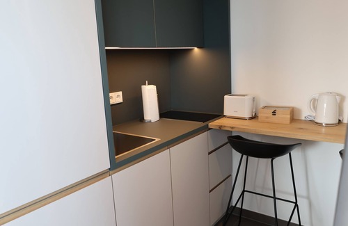 Ludwigsvorstadt Apartment | Studio mit Küche 12