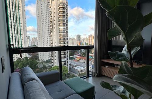 Vila Olimpia Apartment | Studio Moderno com Piscina Próximo à Faria Lima & Congonhas