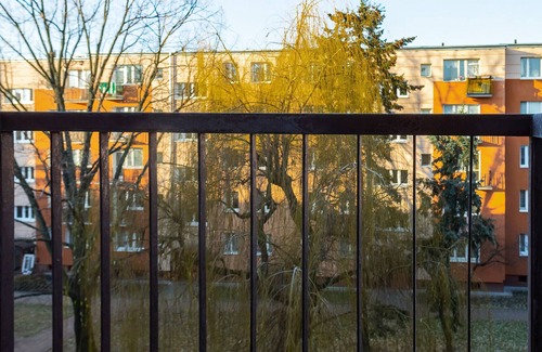 Rakowiec Apartment | Studio with Double Bed and Balcony | Księcia Trojdena