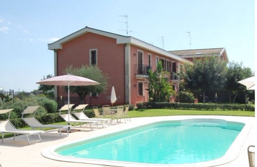 Santa Tecla Apartment | Studio with private terrace, sea view pool and wifi