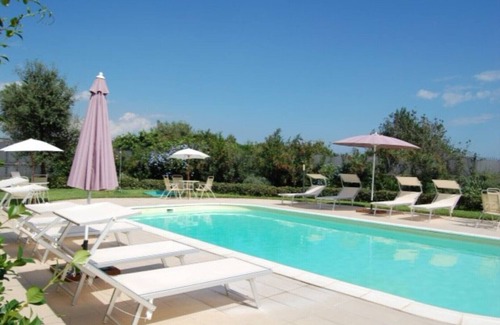 Santa Tecla Apartment | Studio with private terrace, sea view pool and wifi