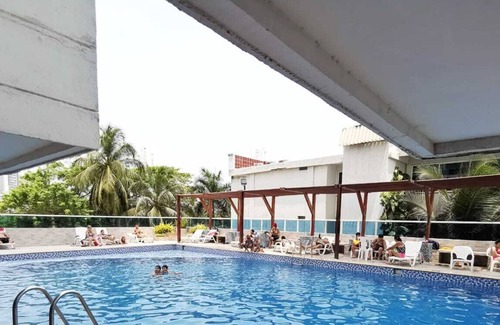Bocagrande Apartment | Studio with Spectacular View: Comfort and Safety Guaranteed.