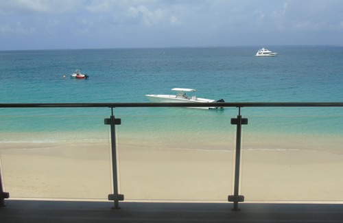 Grand Case Apartment | Studio with water front terrace at Grand Case