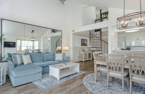 Shell Island Condo | Stunning 2-story condo in Wrightsville Dunes!