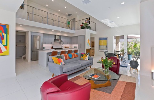 Baristo House | Stunning 3-bedroom, 3.5-bath Palm Springs Home with Pool/Spa and Mountain Views