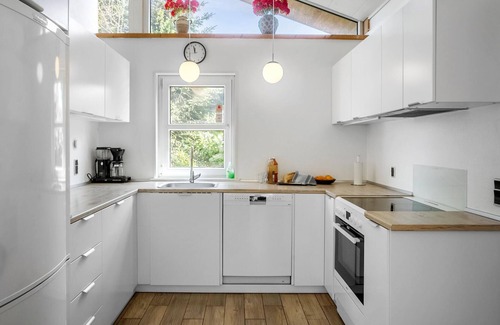 Bøtø By House | Stunning home in Væggerløse with sauna