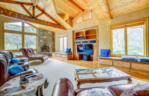 California Wine Country Villa | Stunning Hopland Vacation Rental with Pool and Hot Tub