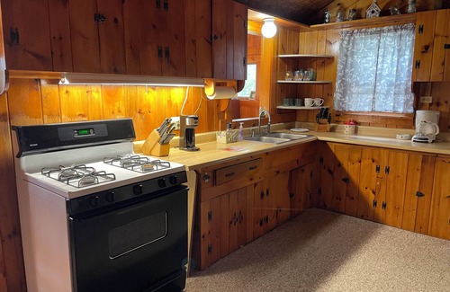 Gray House | Stunning Lakefront Escape on Little Sebago - Private Dock, Kayaks, Sunset Views