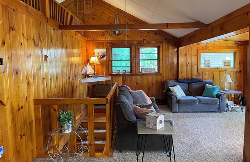 Gray House | Stunning Lakefront Escape on Little Sebago - Private Dock, Kayaks, Sunset Views