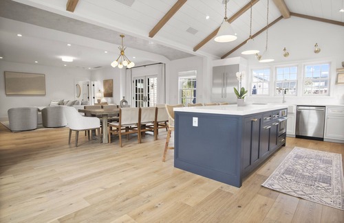 Nantucket Town House | Stunning New Custom Home, private yard, heated pool, spa, movie room, home gym