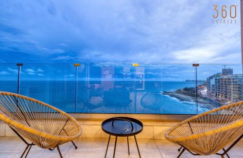 Tower Road Apartment | Stunning, Seafront 3BR home in the heart of Sliema by 360 Estates