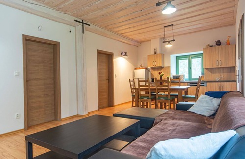Veseli nad Luznici House | Stunning villa for 6 guests with WIFI, TV, terrace and parking