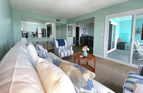 Salter Path Condo | Stunning water views, walk to beach! 2 bed, 2 bath, condo on the Bogue sound.