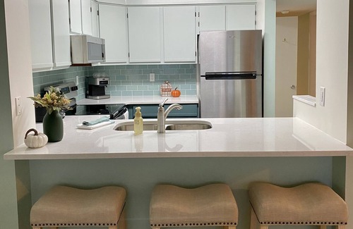 Salter Path Condo | Stunning water views, walk to beach! 2 bed, 2 bath, condo on the Bogue sound.