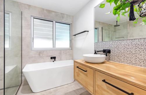 Coolum Beach House | Styled 3 BR Tropical Family Home w Pool at Coolum