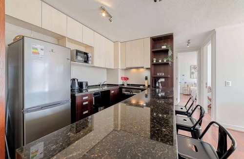 Apoquindo Apartment | Stylish 2BR in Las Condes Walk to Mall & Park