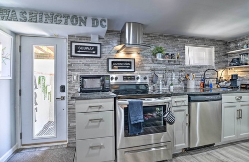 Michigan Park Apartment | Stylish DC Studio ~ 5 Mi to National Mall!
